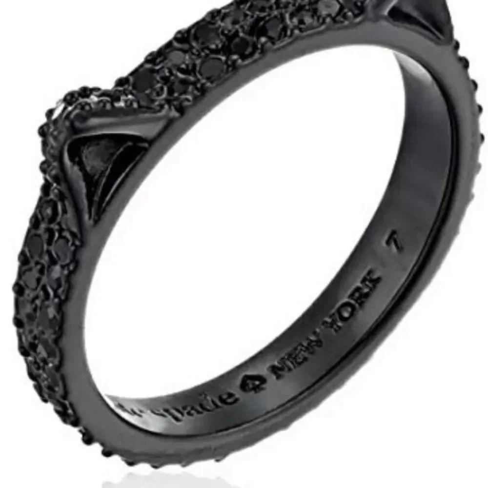 Kate Spade Black Cat ring size 5 - Picture 4 of 5